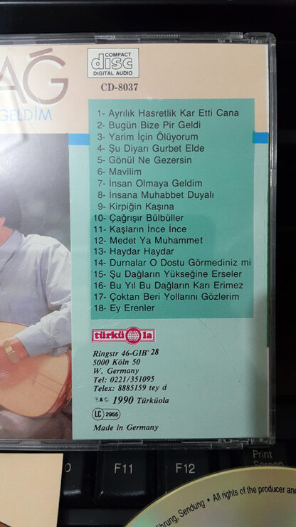 Arif Sağ - İnsan Olmaya Geldim Türküola CD - Görsel 2