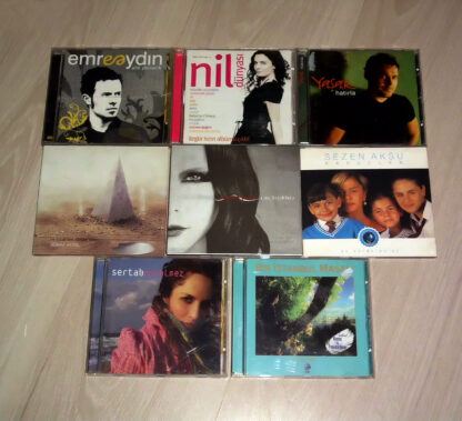 8 Adet Pop Müzik CD