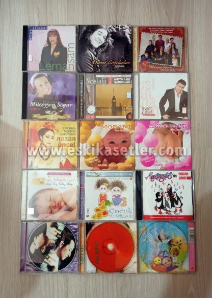 50 Adet Pop Müzik CD 200 TL